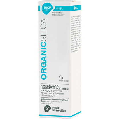 Moisturizing and Regenerating Night Cream with Organic Silicon and Hyaluronic acid SILOR+Ha 30 ml