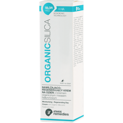 Moisturizing and Regenerating Day Cream with Organic Silicon and Hyaluronic acid SILOR+Ha 30 ml
