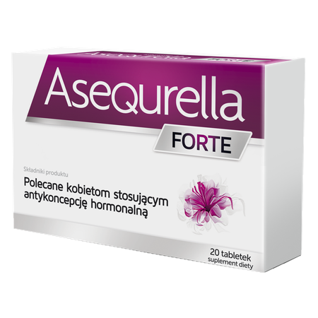 Asequrella Forte 20 tablets for hormonal balance support