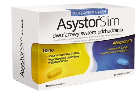 Asystor Slim 60 tablets, for weight management support