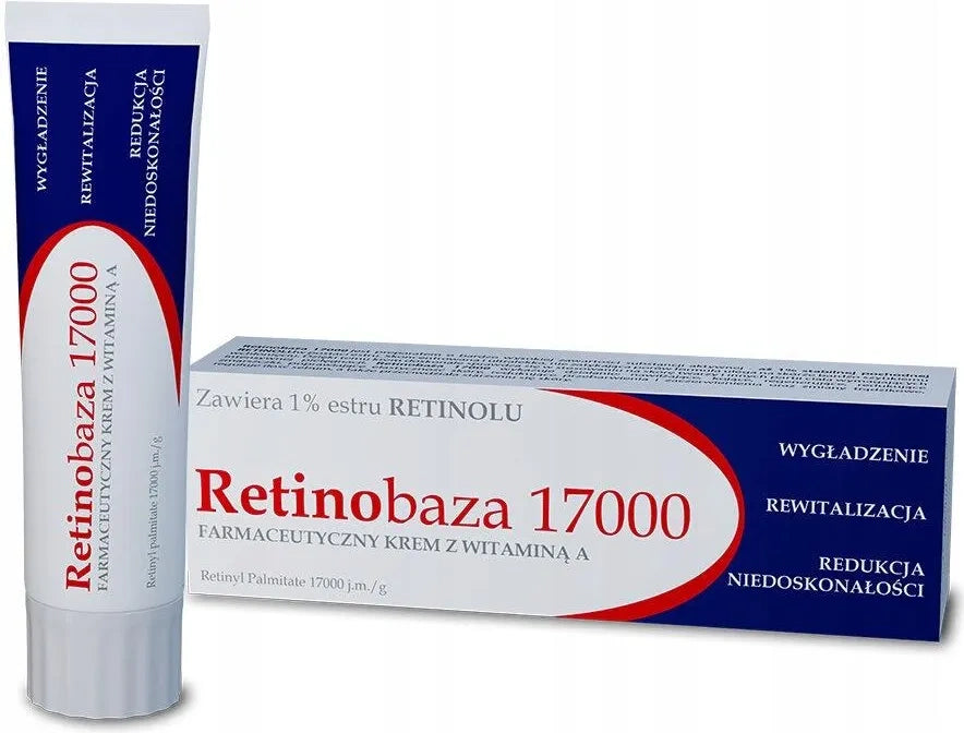Retinobase 17000 Cream, 30 g. for skin regeneration and acne-prone skin care