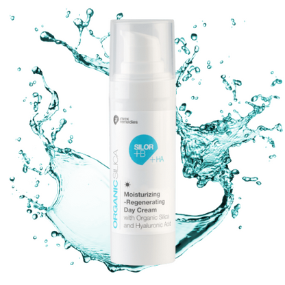 Moisturizing and Regenerating Day Cream with Organic Silicon and Hyaluronic acid SILOR+Ha 30 ml