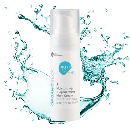 Moisturizing and Regenerating Night Cream with Organic Silicon and Hyaluronic acid SILOR+Ha 30 ml