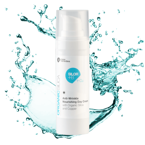 Anti-wrinkle and nourishing day cream with organic silicon and copper SILOR+Cu 30 ml