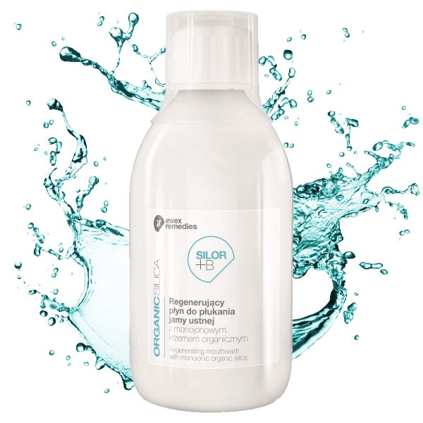 Regenerating mouthwash with organic silicon and boron SILOR+B 300 ml