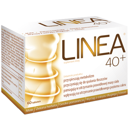 Linea 40+ tablets 60, for weight management and metabolism support