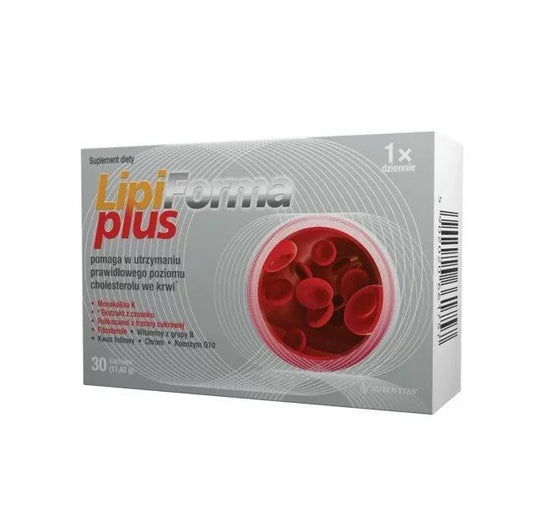 LipiForma Plus 30 capsules, for cholesterol and lipid metabolism support