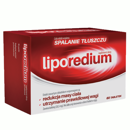 Liporedium - 60 tablets, for weight management and metabolism support