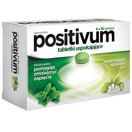 Positivum - 180 tablets, for mood support and stress relief