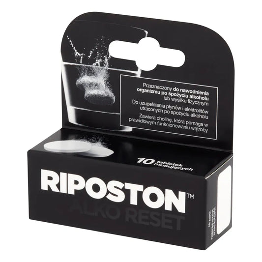 Riposton - Effervescent 10 tablets, for electrolyte balance and hydration support