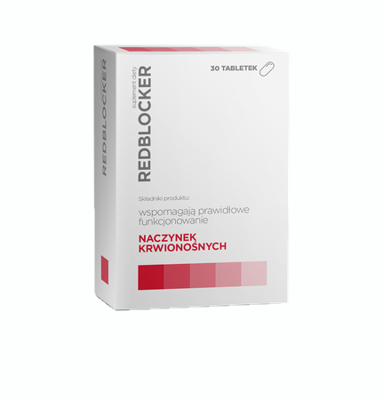 RedBlocker - 30 tablets, for skin redness and sensitive skin support