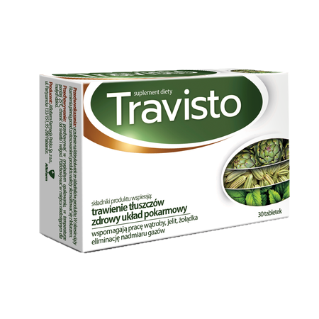 Travisto - 30 tablets, for digestive comfort support