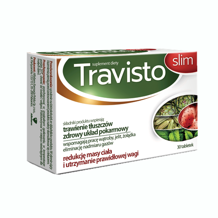 Travisto slim - 30 tablets, digestive comfort and weight management support
