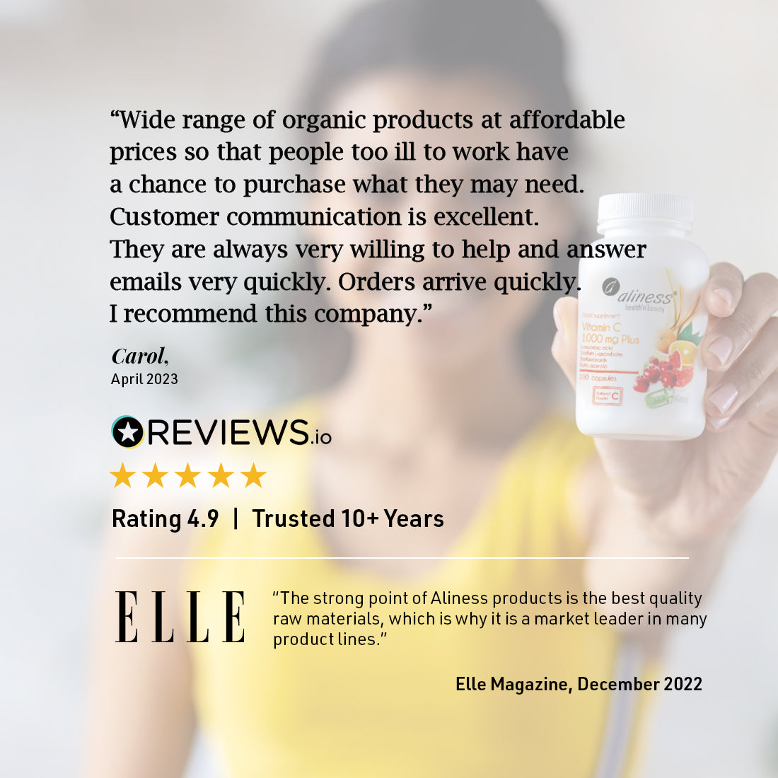 Hyaluronic acid, 150mg, 100 vegan tablets