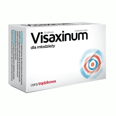 Visaxinum - 30 tablets,  for acne-prone skin and skin health support